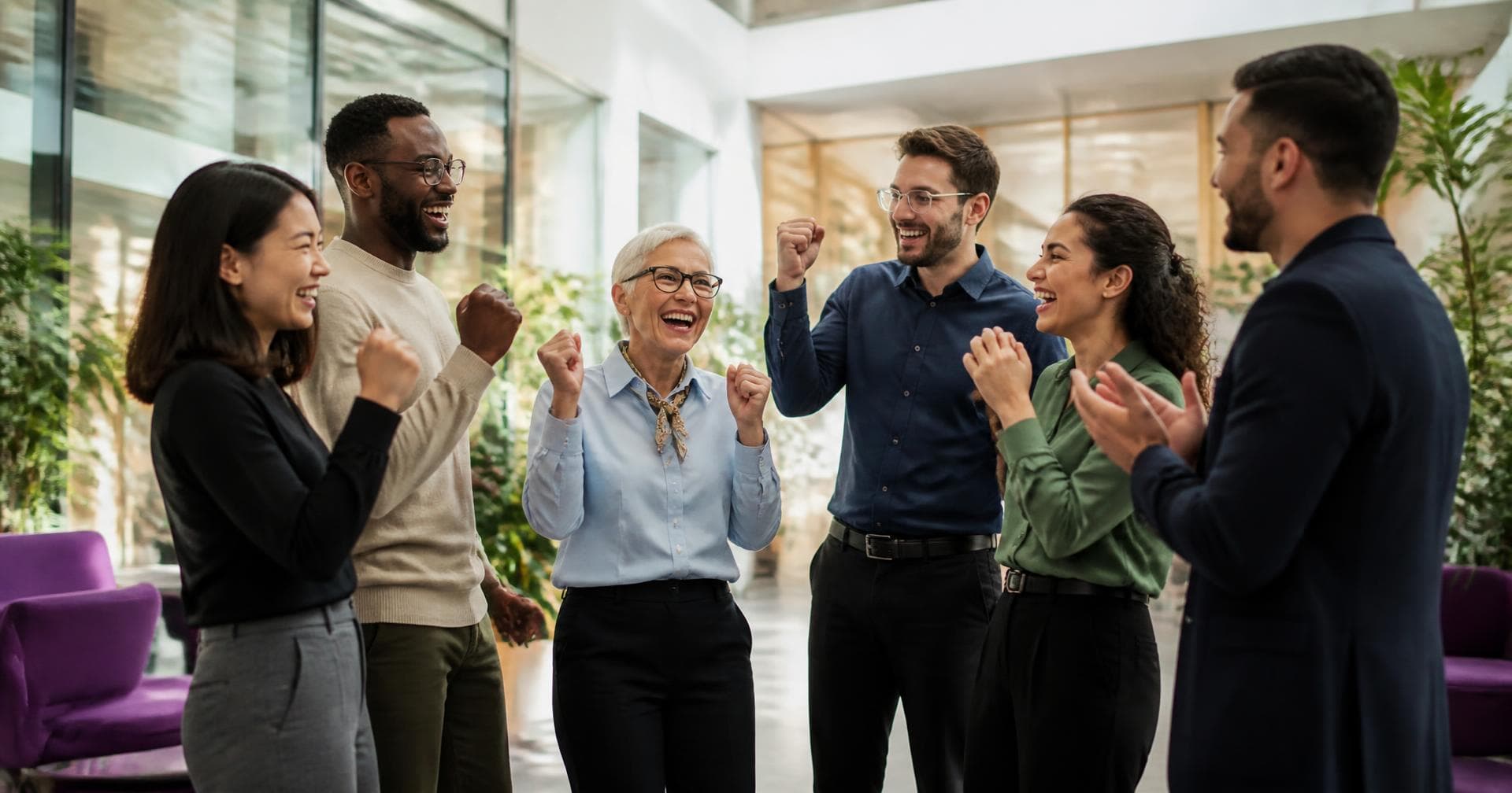 KudoHub customers celebrating together